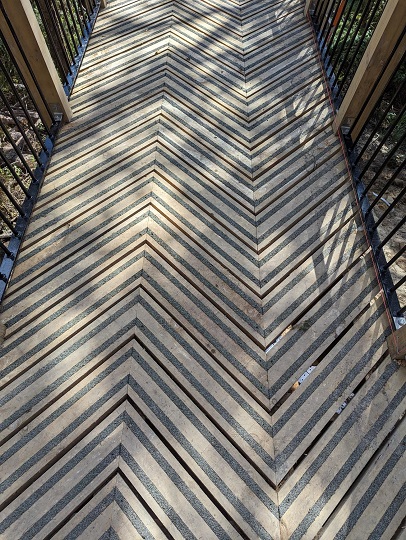 Pattern achieved on Kauri Glen Bridge